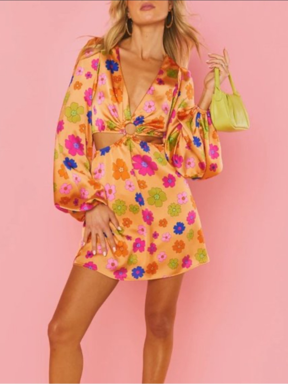 Show Me Your Mumu Go Out Cut Out Mini Dress